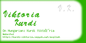 viktoria kurdi business card